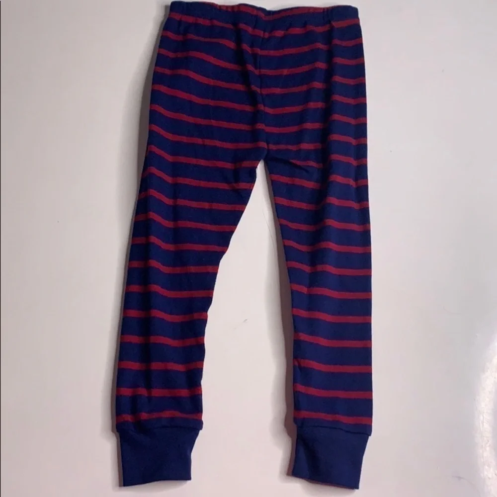 Carter’s 2 piece truck stripe lounge pajama set 3T boys red navy blue